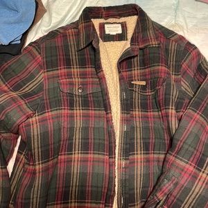 Insulated button up jacket